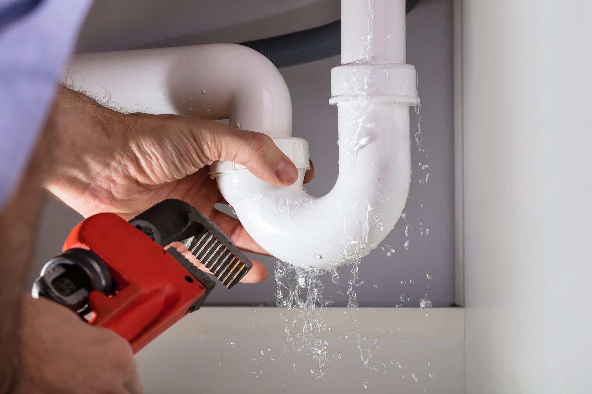 Fixing Broken Pipe — Fresno, CA — Art Douglas Plumbing Inc. Fixing Broken Pipe — Fresno, CA — Art Douglas Plumbing Inc.