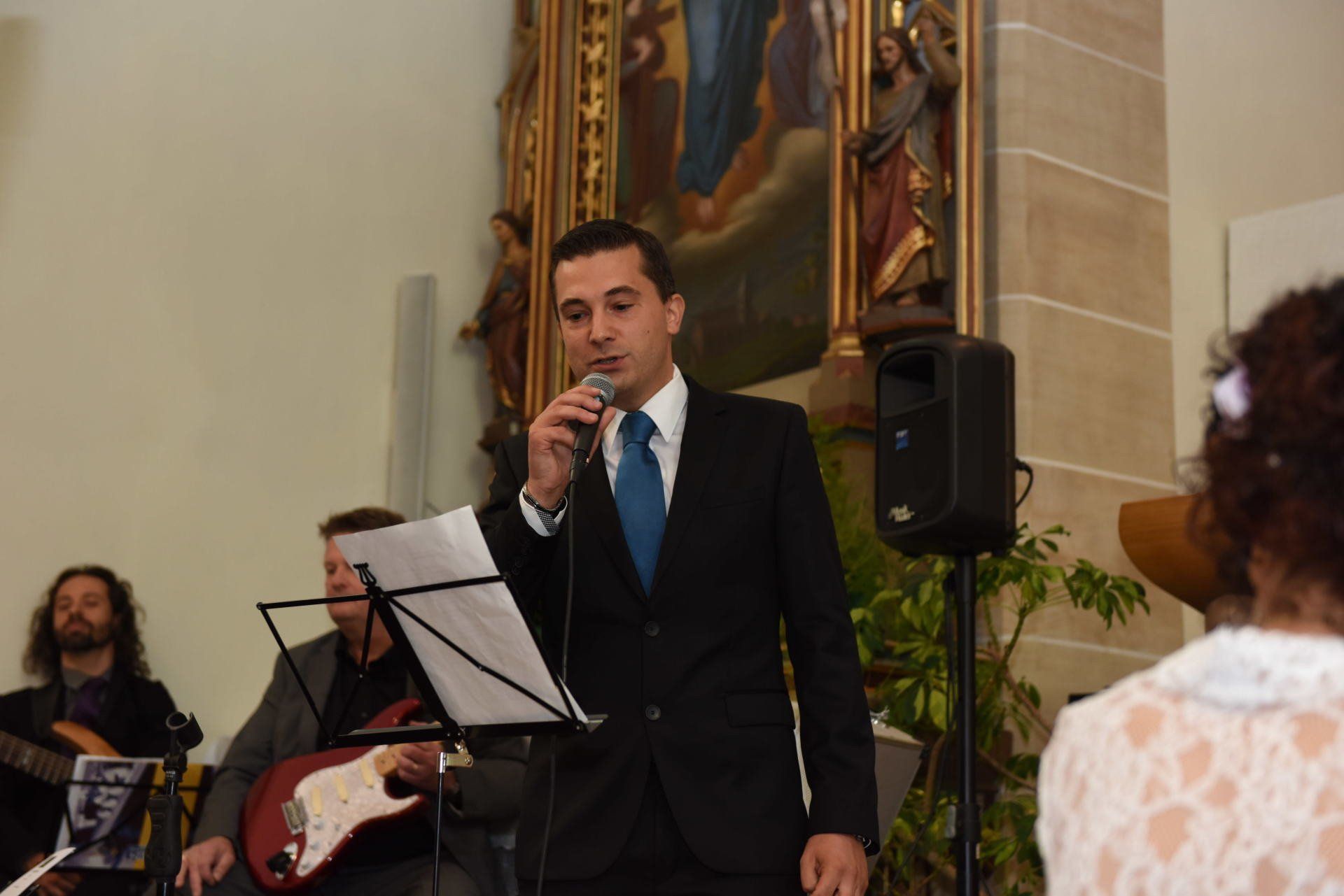 Thomas Haberer Hochzeitssänger - kirchliche Trauung Andrian