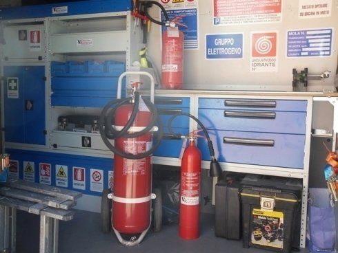 estintori in centro mobile antincendio