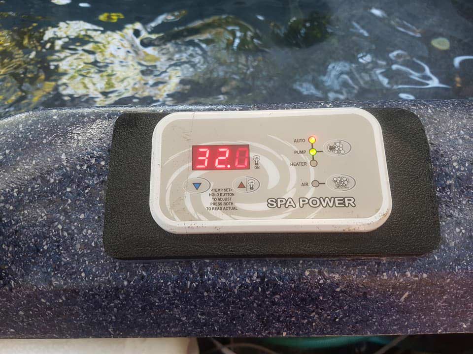 temperature gauge for spa
