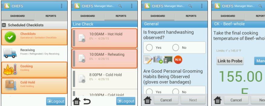 disney chefs app screen shot