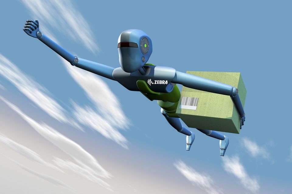 fleet management and package delivery zebra