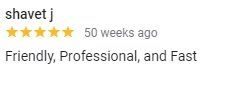 google reviews