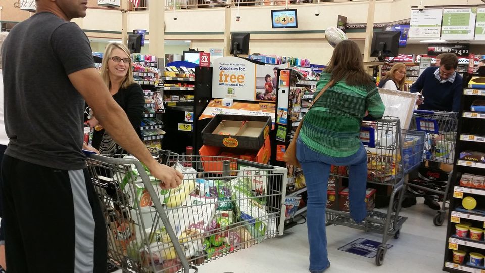 grocery store long lines