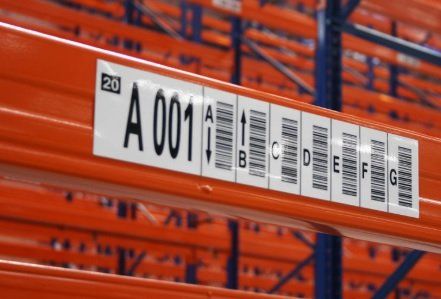 multi-level rack labels