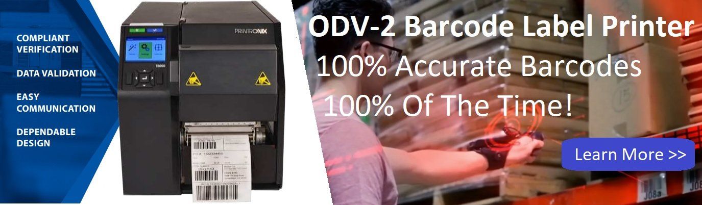 printronix odv-2d label printer
