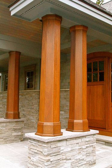 Wooden Columns — Cazenovia, NY — D.R. Cornue Woodworks