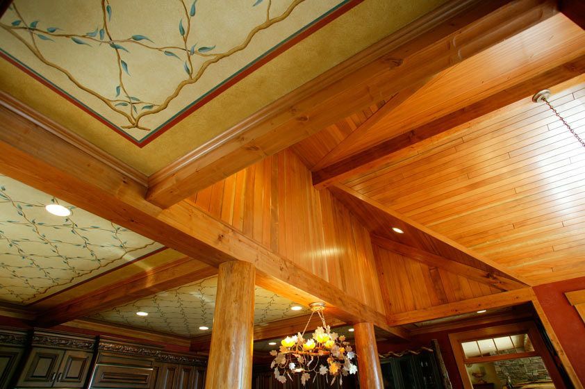 Square Columns — Cazenovia, NY — D.R. Cornue Woodworks