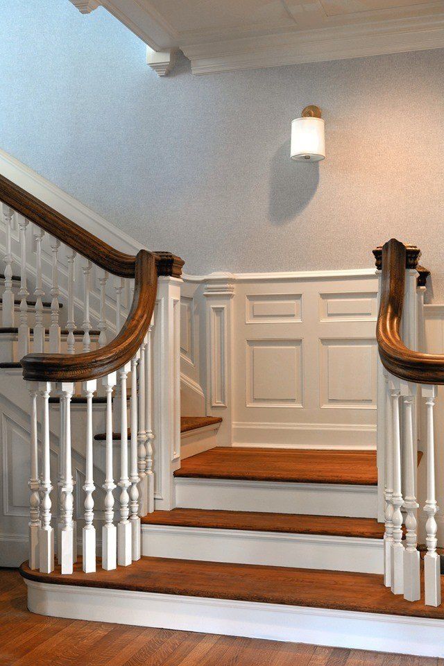 Entry Door — Modern Wood Stairs in Cazenovia, NY