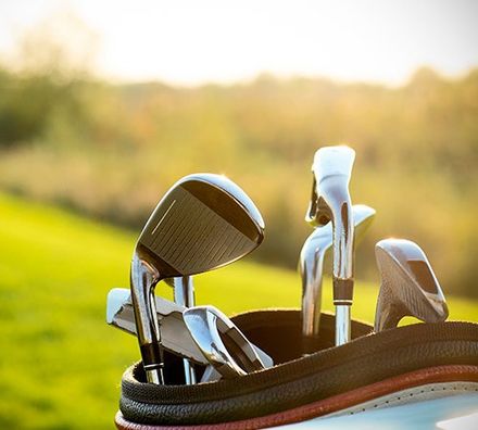 Pennsylvania Golf Clubs — Golf Clubs Drivers Over Green Field in Bethlehem, PA Pennsylvania Golf Clubs — Golf Clubs Drivers Over Green Field in Bethlehem, PA