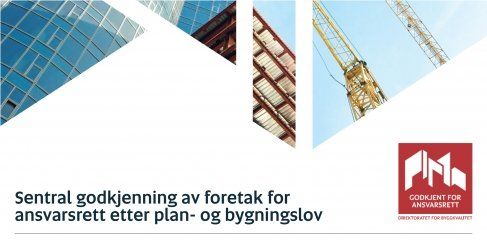 A poster with a crane and a building on it