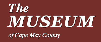 The logo for the museum of cape may county