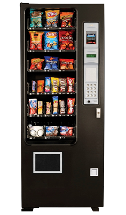Three Wide Snack Vending Machine