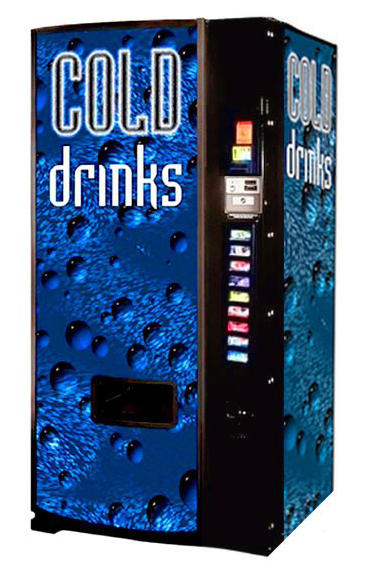 Custom Drink Vending machine allows you to have a mix of different products