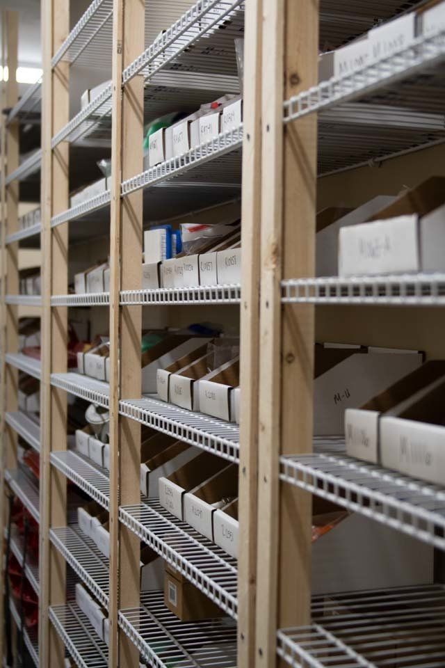 A warehouse filled with lots of shelves and boxes