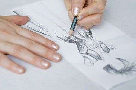 sketch of dress design