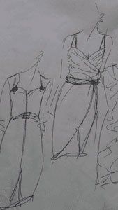 dress sketch