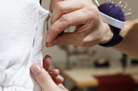 shirt being altered