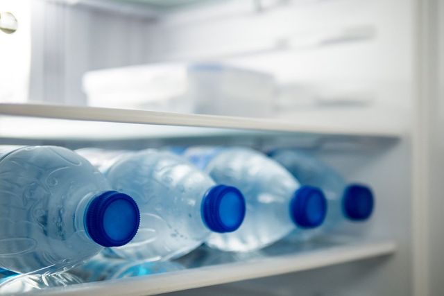 Bottled Water Inside the Refrigerator — Sequim, WA — Olympic Springs Bottled Water