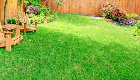 garden seating area