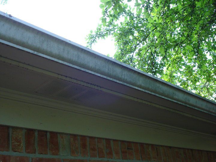 gutter cleaning before