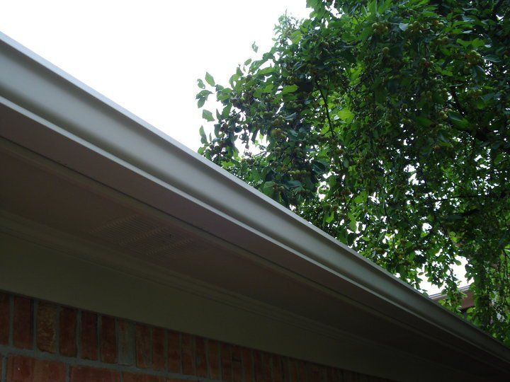 gutter cleaning after