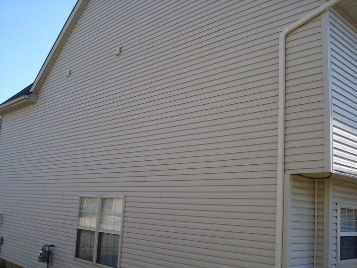 siding cleaning after