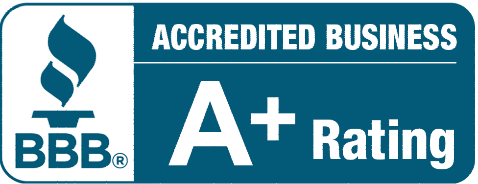 BBB ACCREDITED BUSINESS WITH A+ RATING