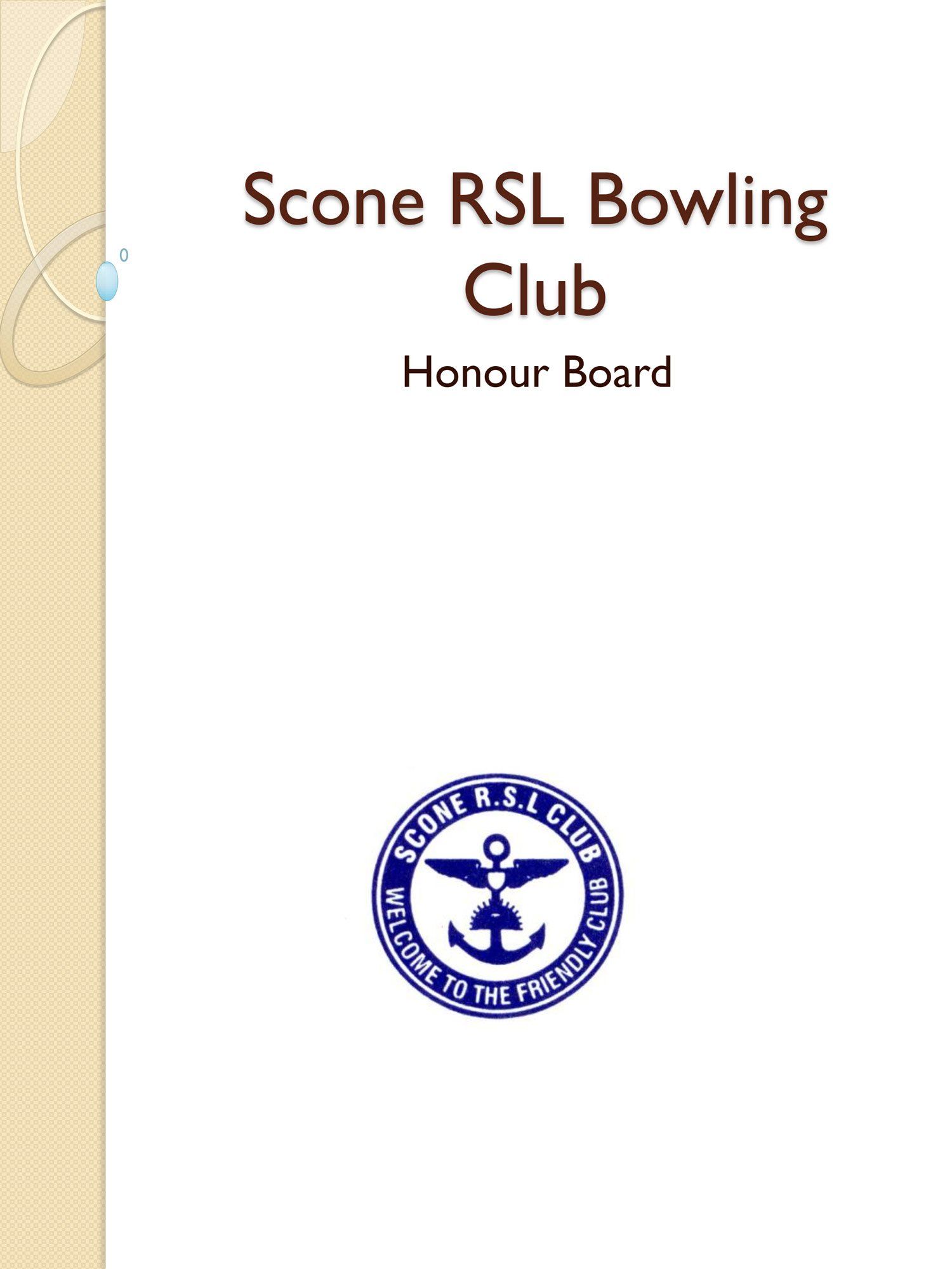 mens bowling club
