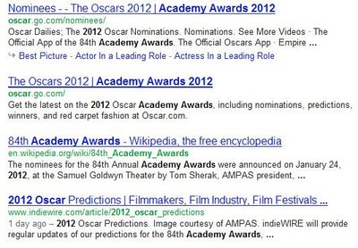 Google Search Academy Awards Google Search Academy Awards