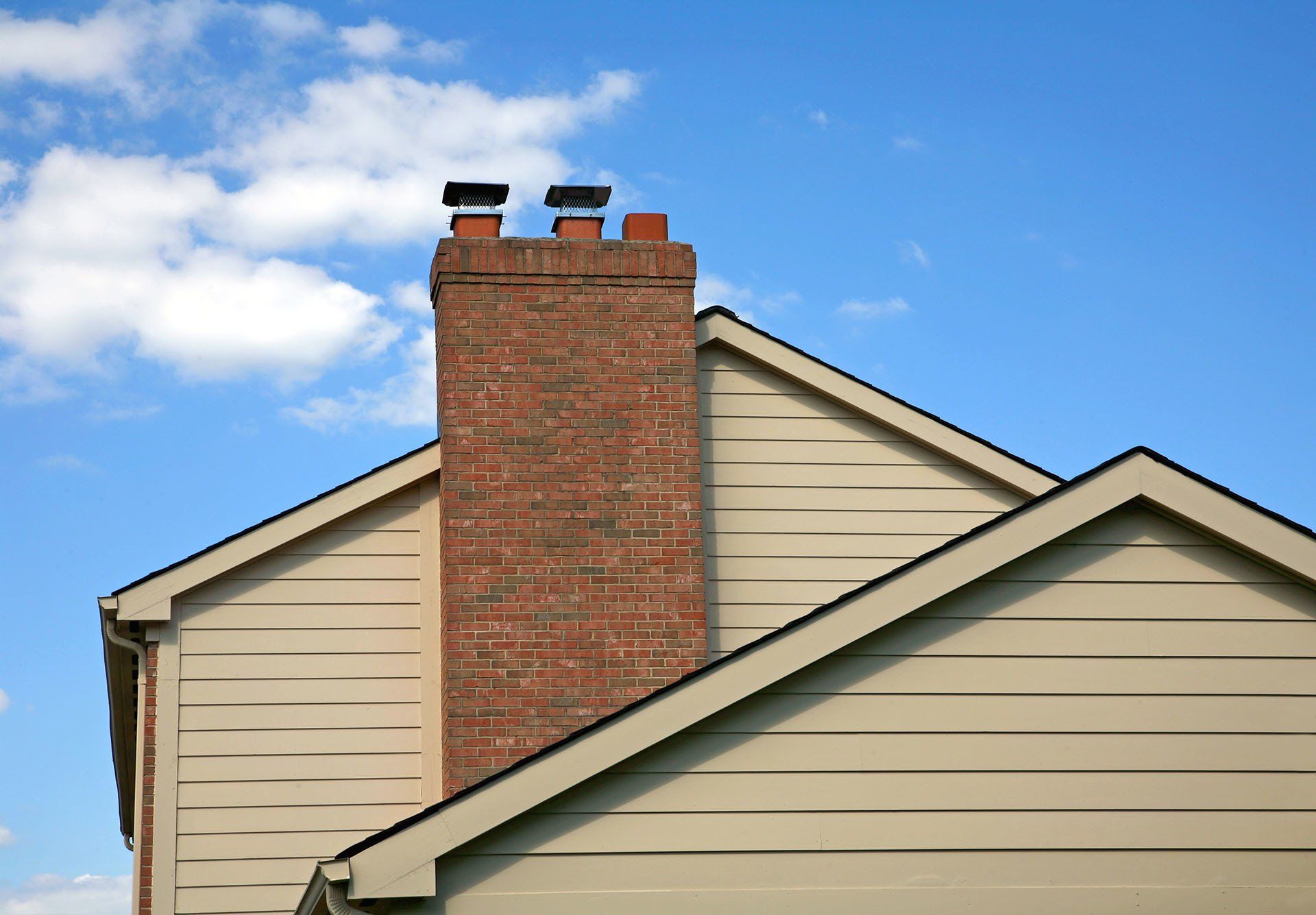 Wide Chimney with Caps — Lawrenceville, GA — A Neat Sweep