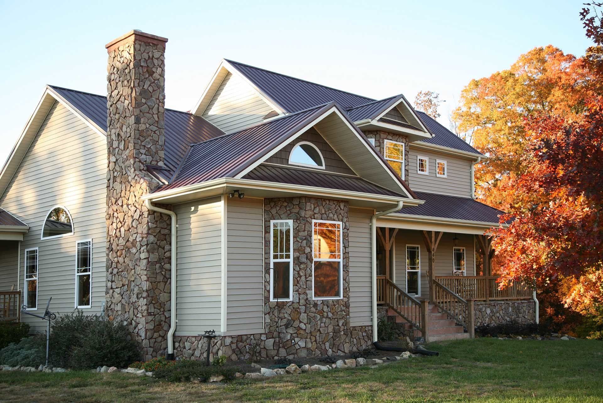Beige And Stone House With Chimney — Lawrenceville, GA — A Neat Sweep