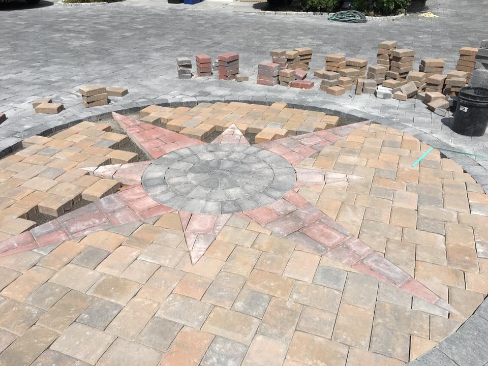 Waterproofing — Patterned Brick Walkway in Marblehead, MA
