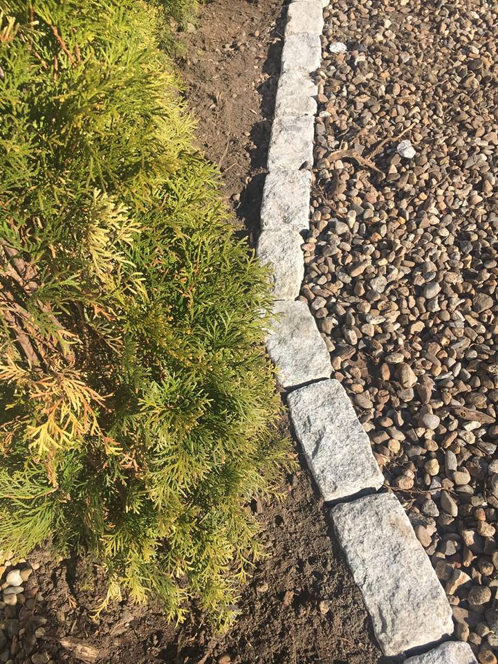 Marblehead — Concrete Block Laid Beside Pebbled walkway in Marblehead, MA