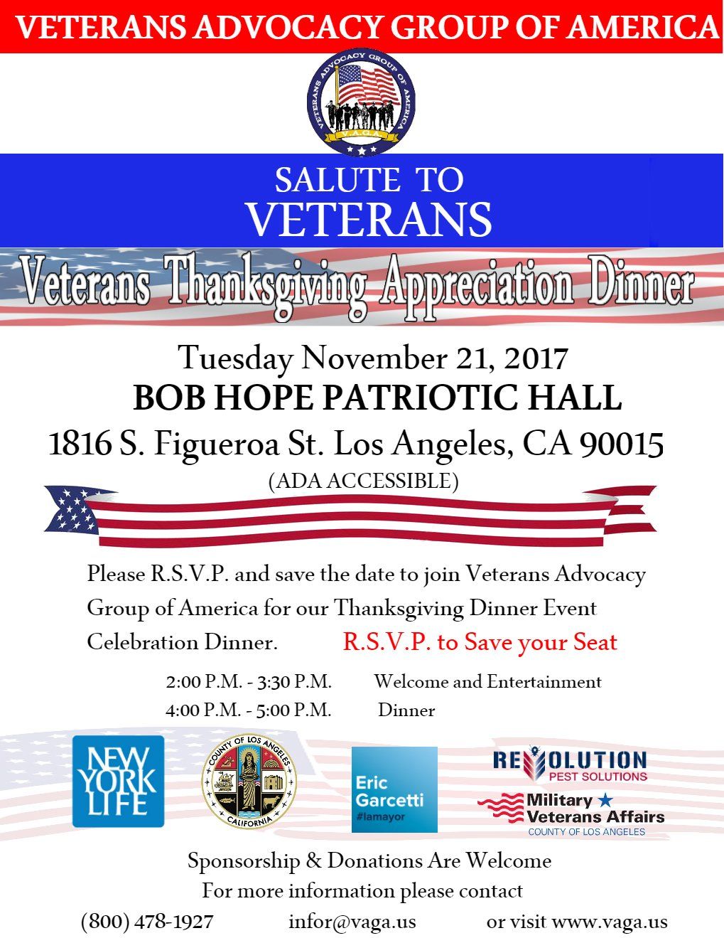 veterans thanksgiving appreciation dinner flyer