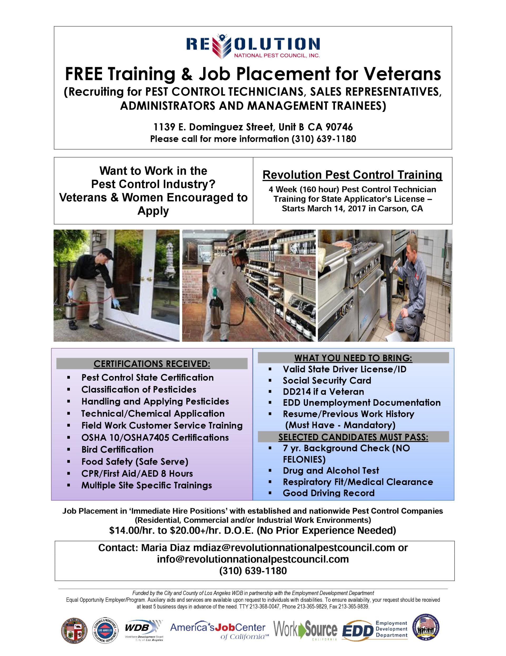 revolution pest council training