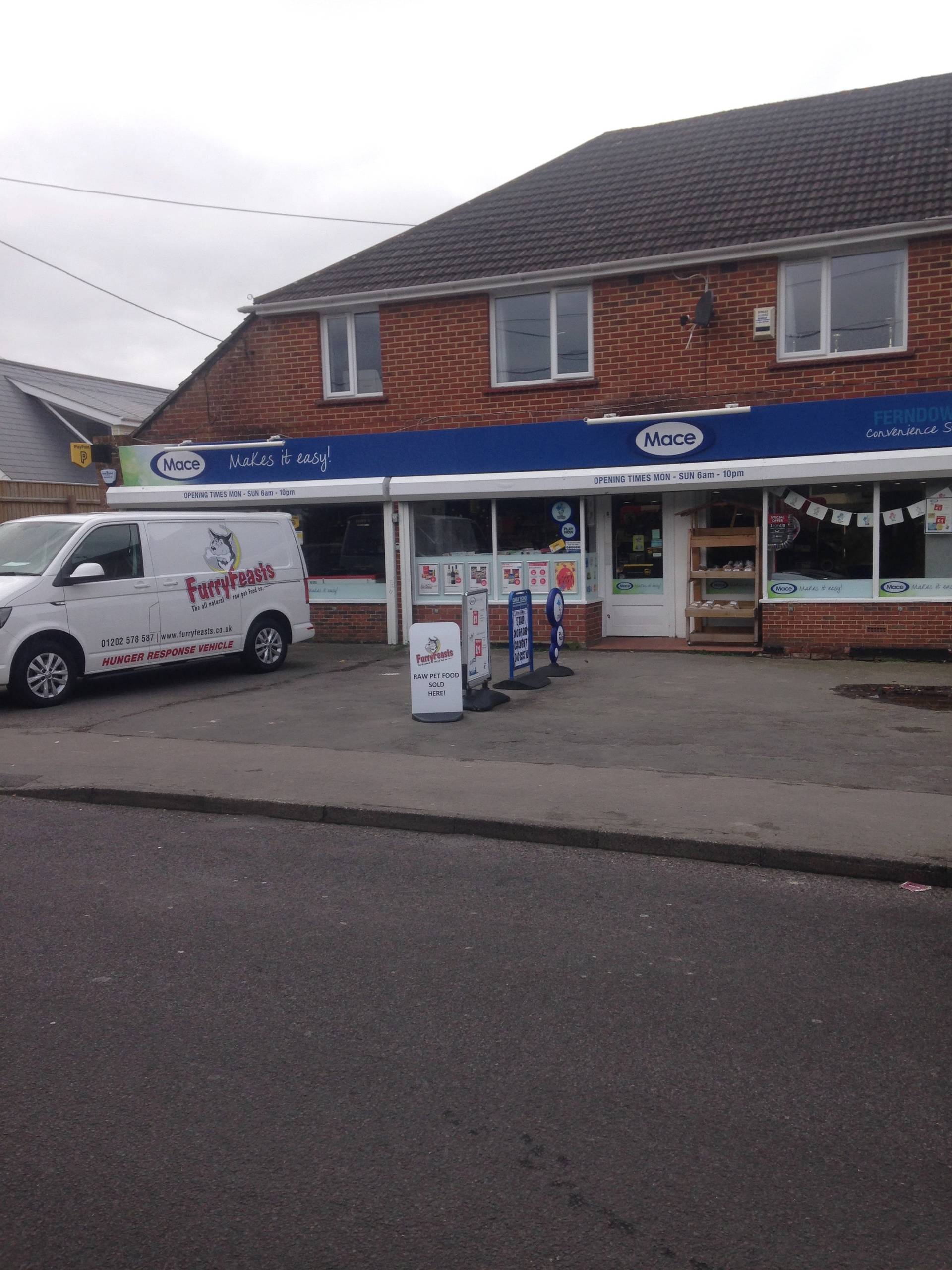 Mace Ferndown Furry Feast Stockist