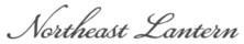 A black and white logo for northeast lantern