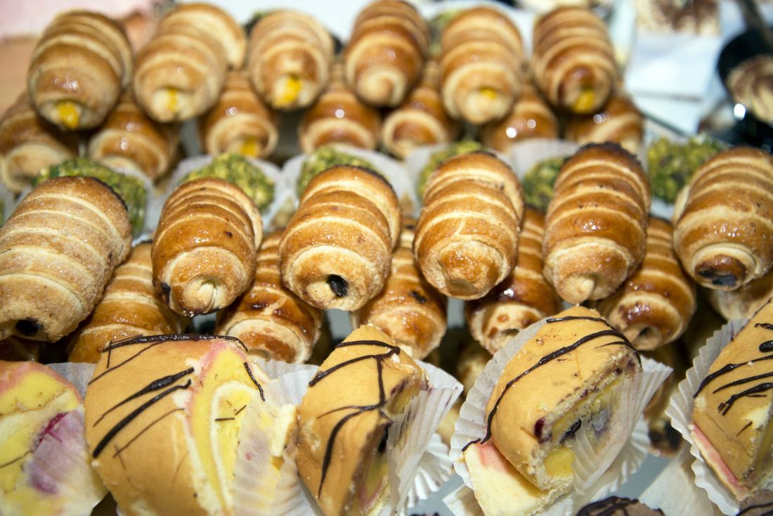 cannoli di pasta sfoglia farciti