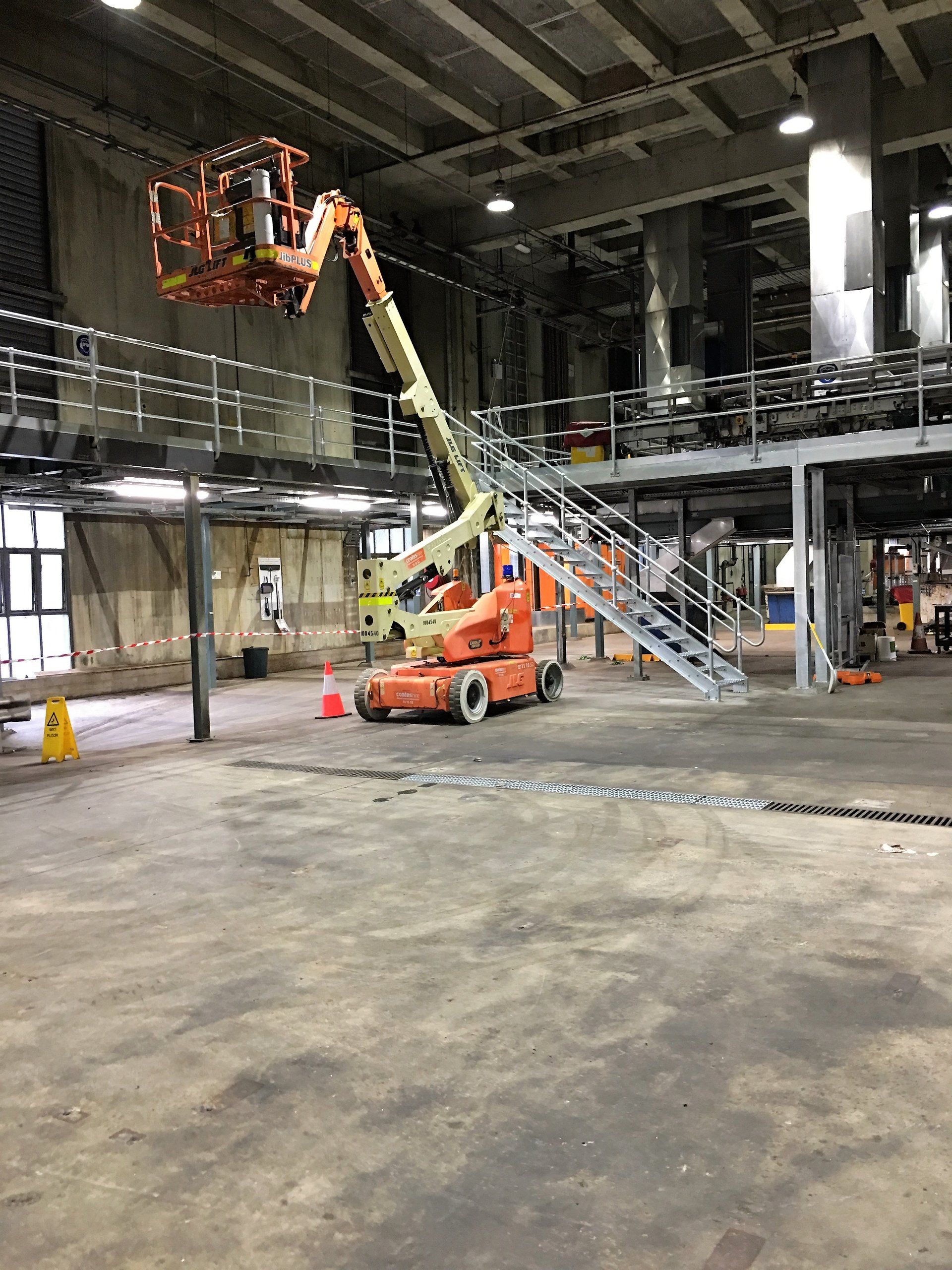 Custom commercial metal staircases
