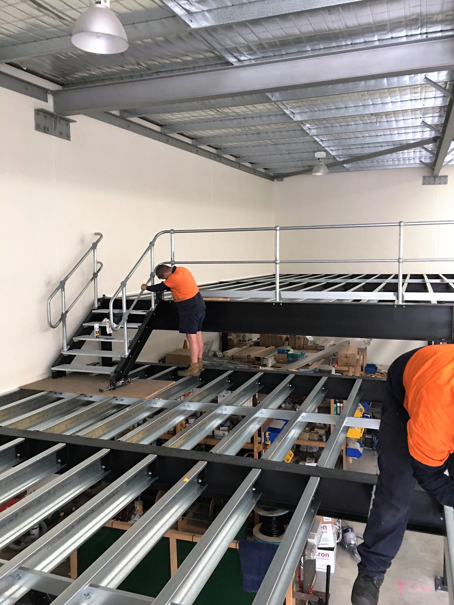 Custom commercial metal staircases
