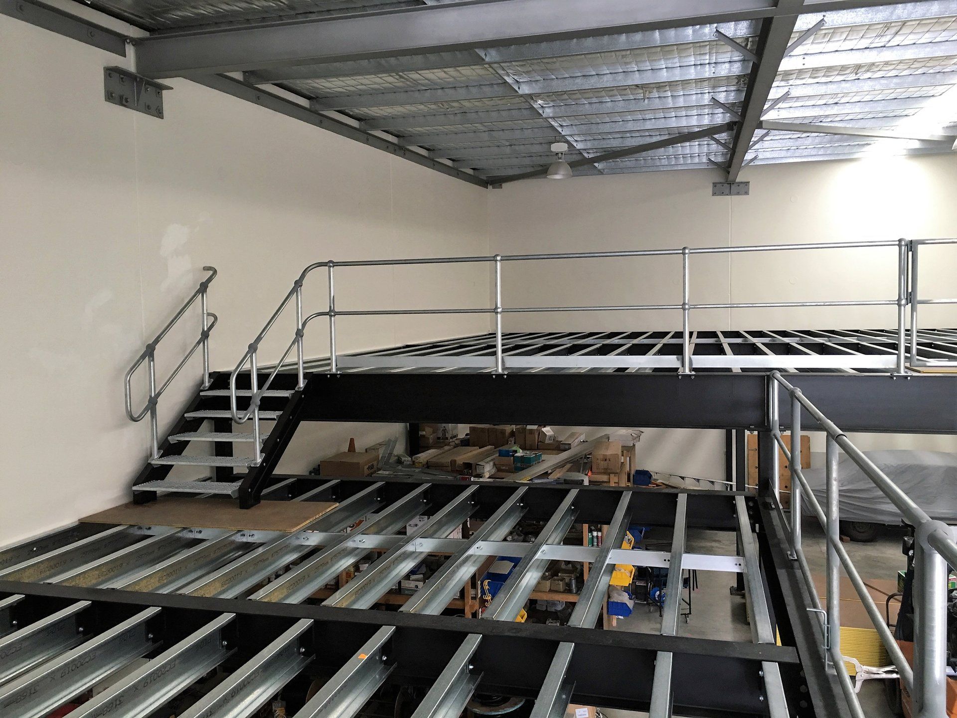 Custom commercial metal staircases
