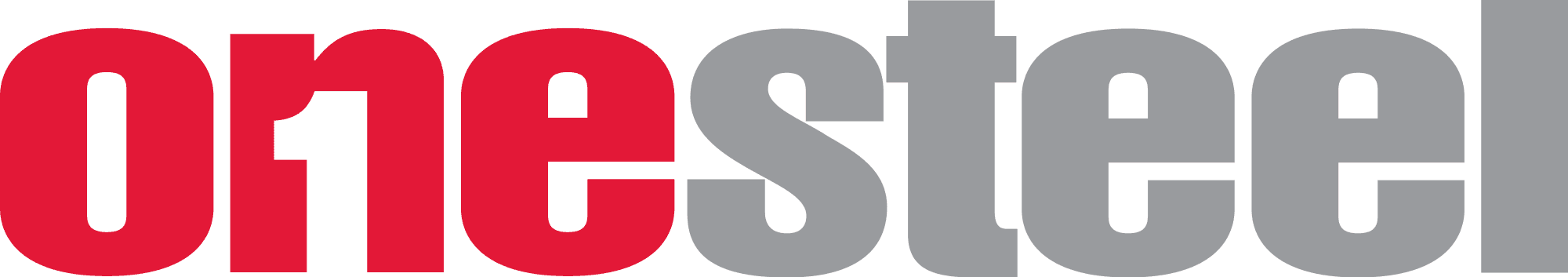 Logo for OneSteel, featuring the word 
