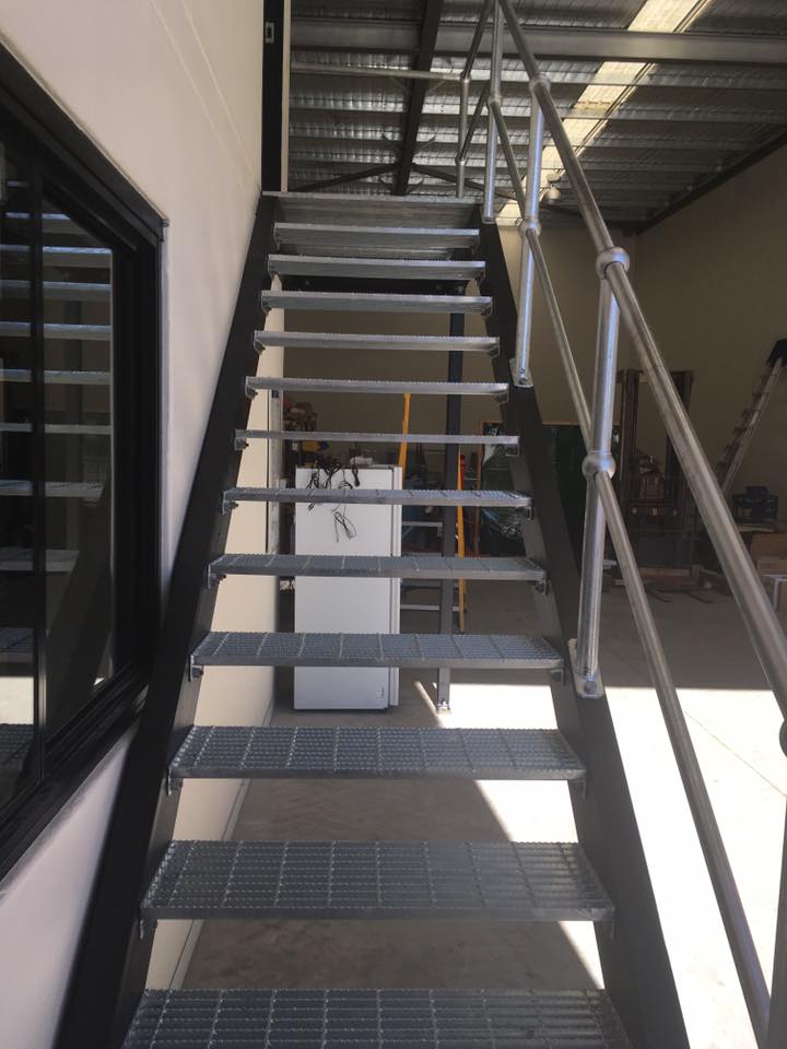 Custom commercial metal staircases
