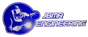 A blue and white circular logo showing a welder in a protective mask holding a torch, beside the text 