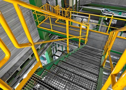 Custom commercial metal staircases