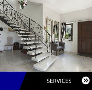 Custom commercial metal staircases