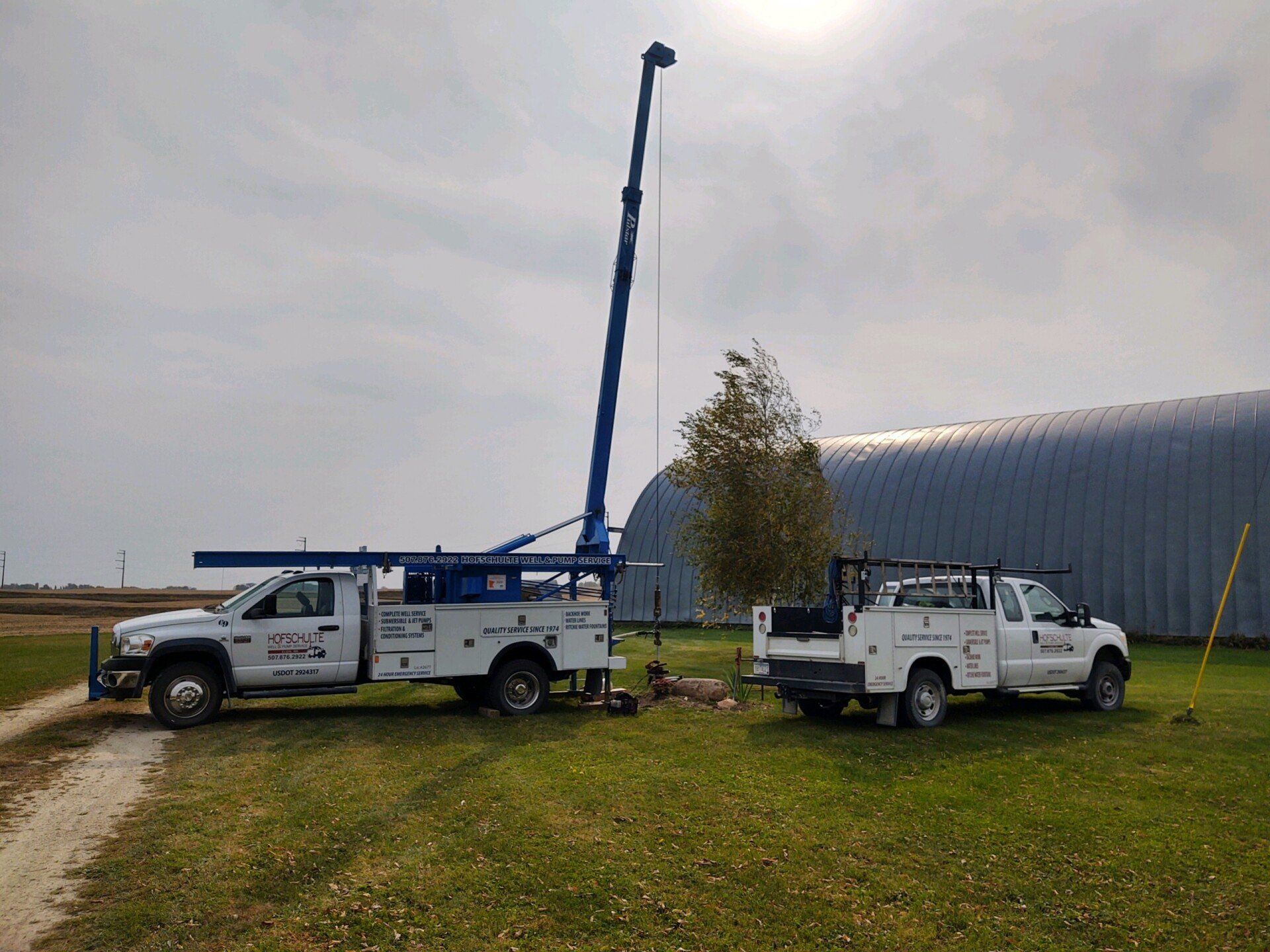 Water Pump Truck — Elgin, MN — Hofschulte Well & Pump Service