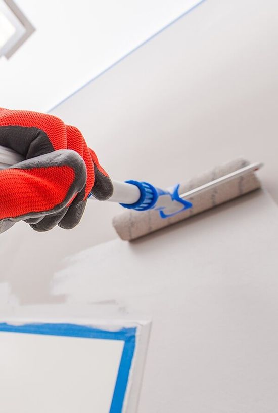 Man Uses Paint Roller — D & K Sharpen in, NSW Man Uses Paint Roller — D & K Sharpen in, NSW