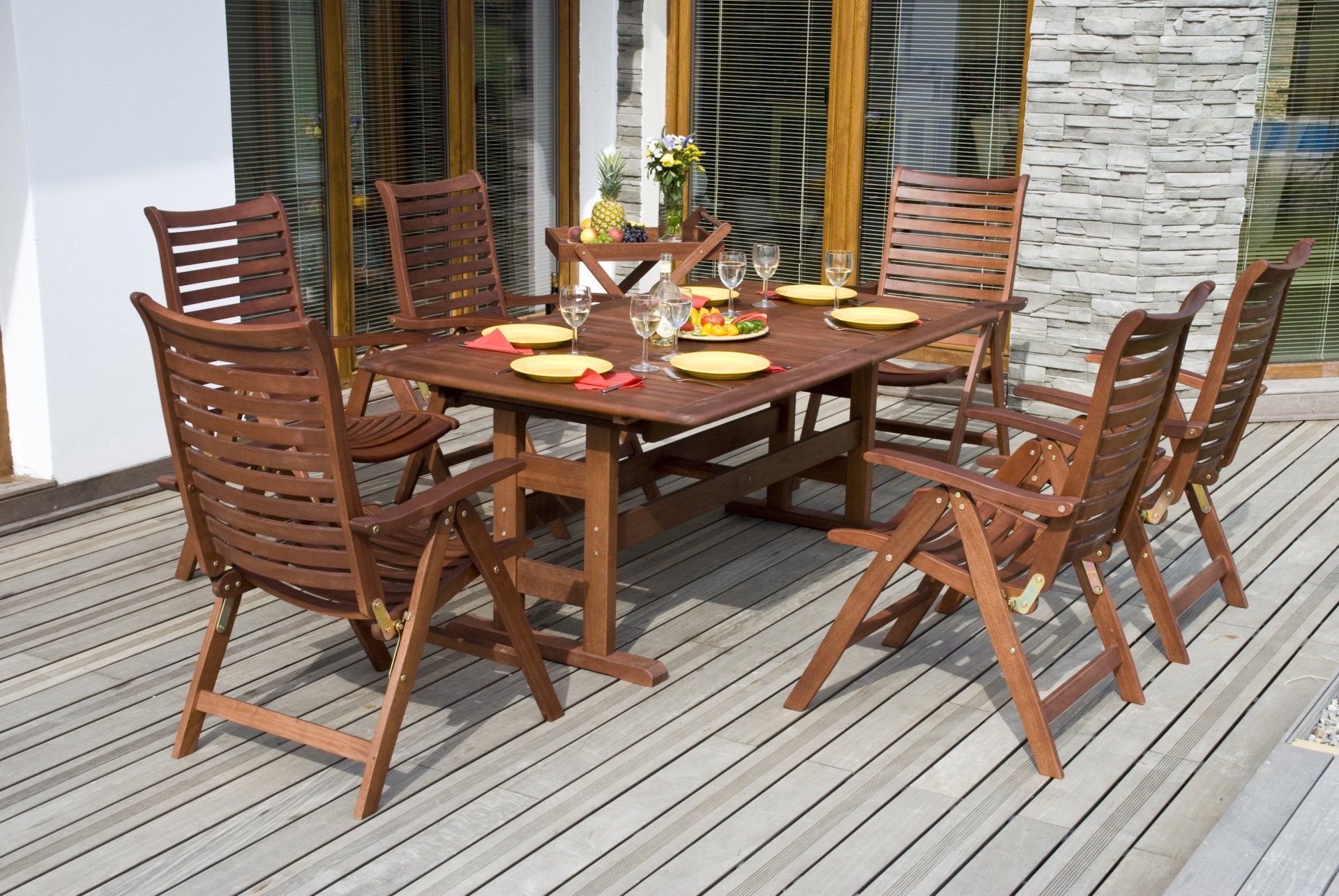 Wood Decks — Natural Wood Deck and Grey Siding in Clayton, NC Wood Decks — Natural Wood Deck and Grey Siding in Clayton, NC